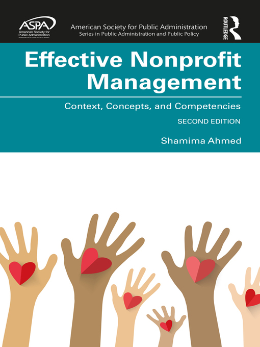 Title details for Effective Nonprofit Management by Shamima Ahmed - Available